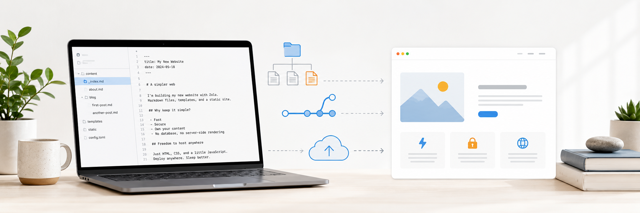 Building My New Website with Zola — Keeping It Simple
